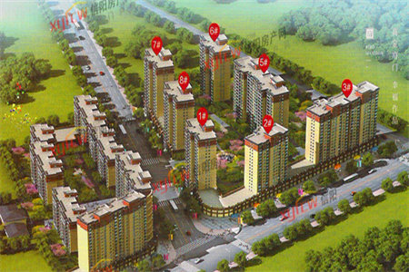 城西金贸花园3室2厅1卫97万98m2出售有28平方车库